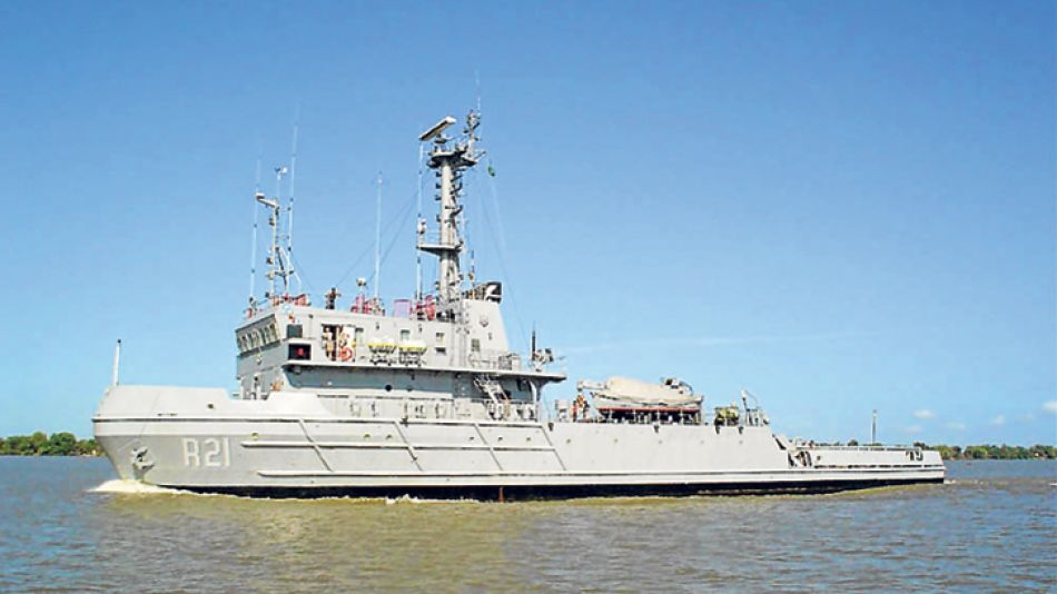 Buque. Brasil reactivó las tareas con un par de buques. Una sería el remolcador de Alto Mar Tritão.