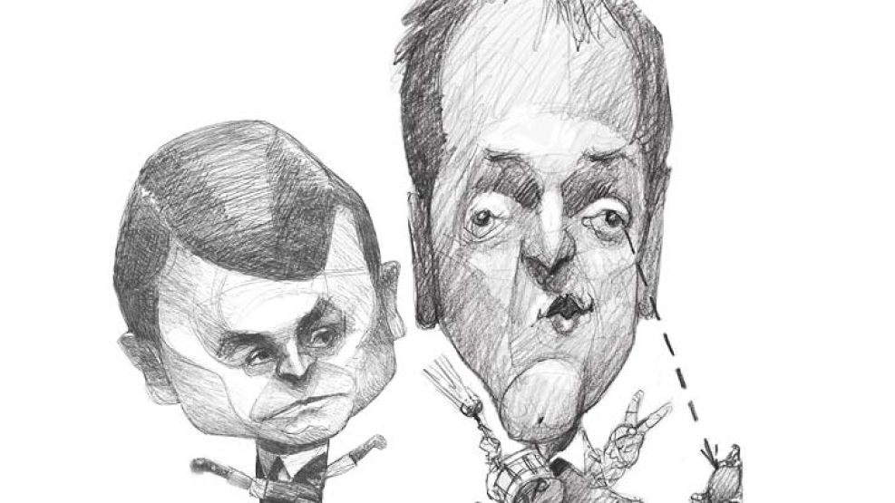 ¡Digan Whisky! Gerardo Morales y Sergio Massa.