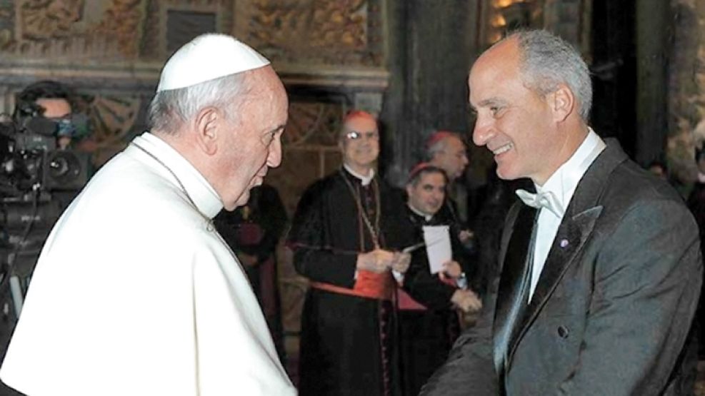 Juan Pablo Cafiero es hijo de Antonio y embajador argentino ante el Vaticano.