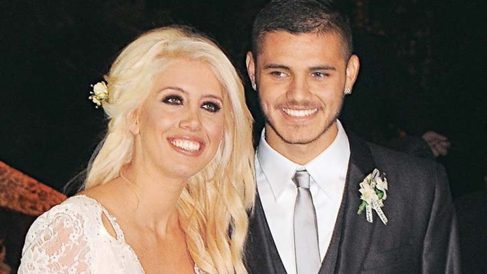 Felices. Wanda e Icardi llevan cinco meses de casados y esperan su primera hija.