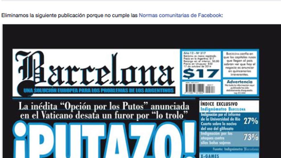 Otra tapa controvertida de Barcelona y van...