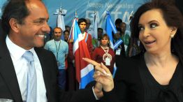 La posibilidad de que Cristina Kirchner elija el vicepresidente o arme las listas de diputados nacionales no es hoy evaluada por Scioli.
