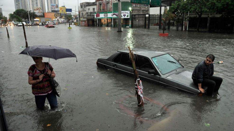 Las inundaciones afectaron en gran medida a la zona central y norte de la provincia de Buenos Aires