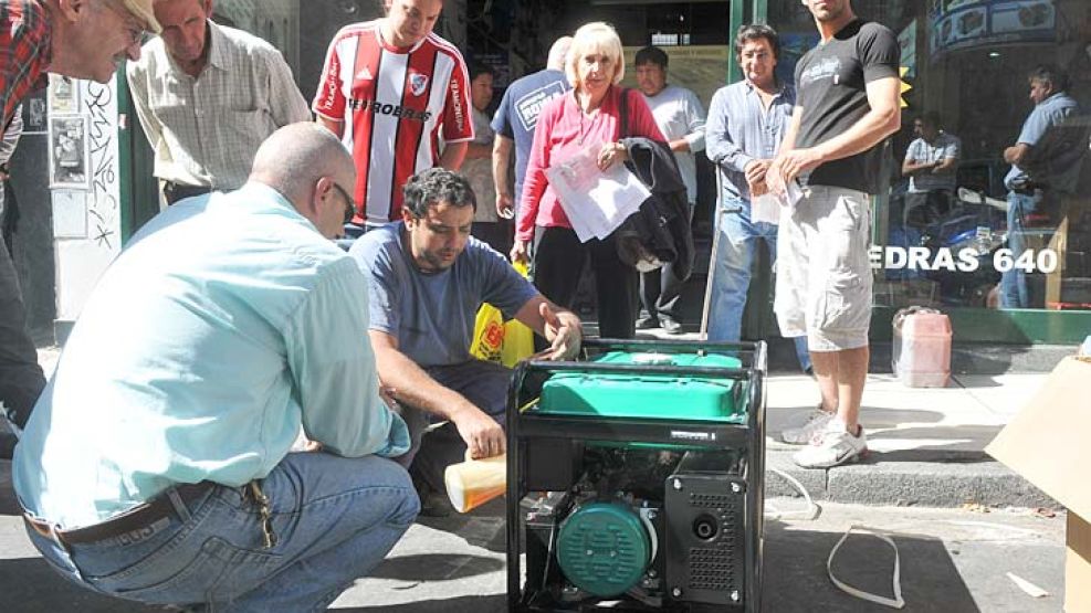 El equipo. Los de uso hogareño cuestan desde 4 mil pesos.