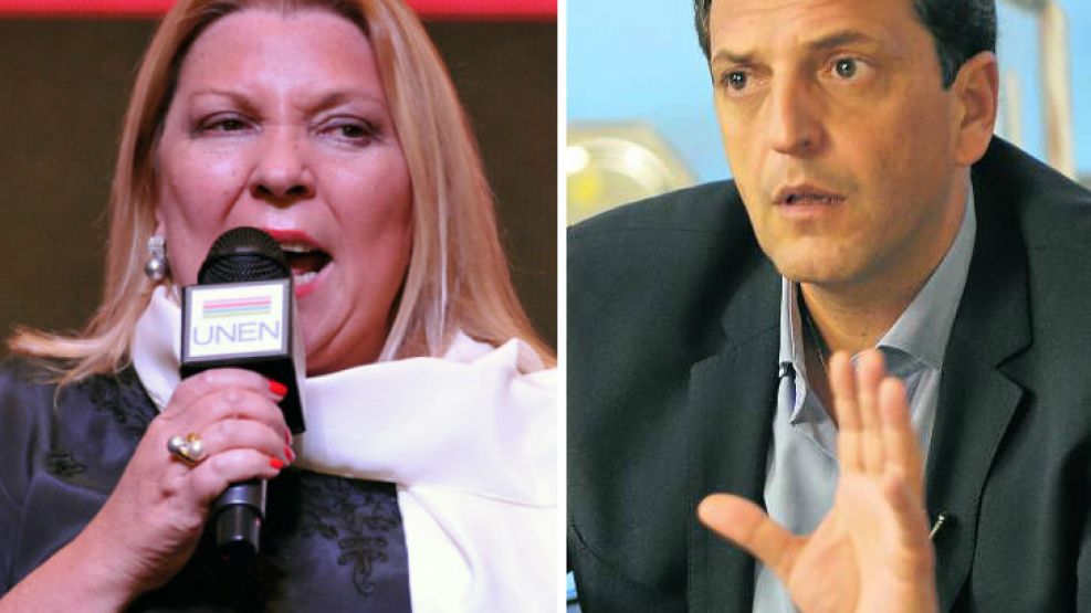 Elisa Carrió despotricó contra Massa después de que éste la denunciara ante la Justicia.