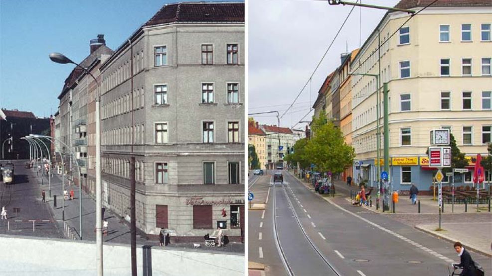 Ayer y hoy. La caída del Muro de Berlín revolucionó el paisaje urbano de la ciudad. Aún hoy, los edificios grises, compactos y de estilo soviético de la zona este de la capital contrastan con la arqui