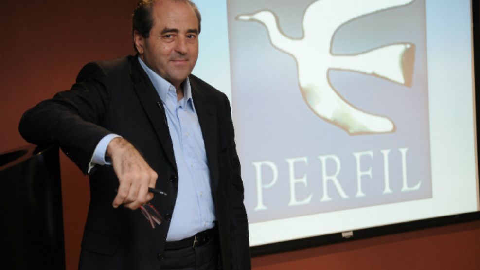 El exfiscal Antonio Di Pietro en la Editotial Perfil 