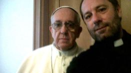 Francisco y Molina en el Vaticano.