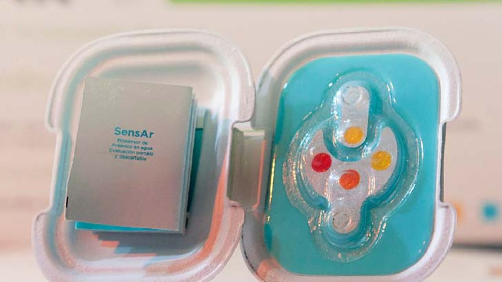 Biosensor. SensAr sirve para saber si hay arsénico en el agua. Es fácil de usar y económico.