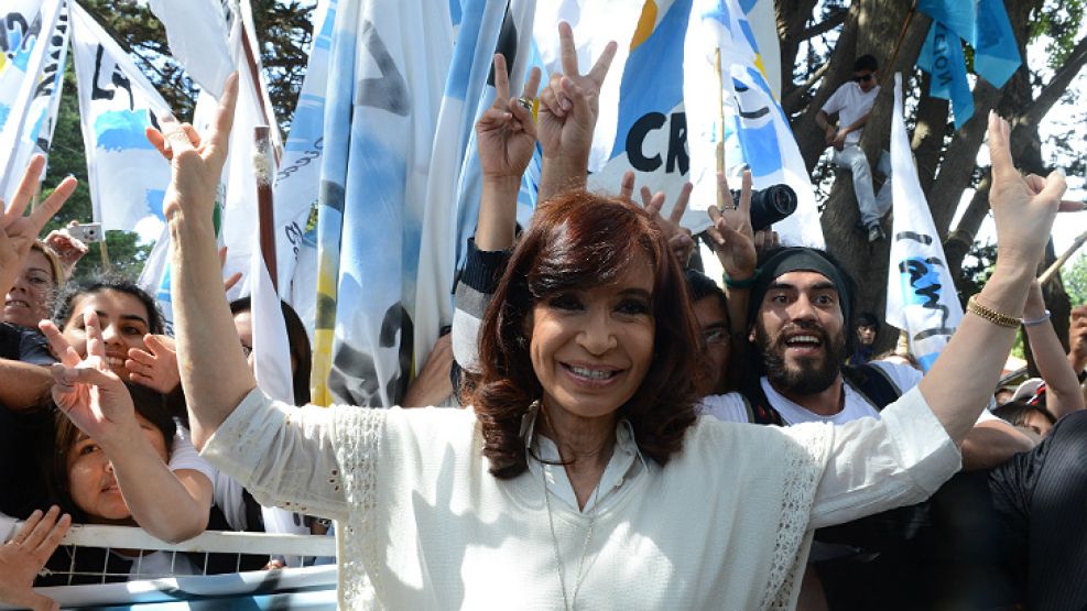 Cristina. La líder se va a cuarto intermedio y no será lo mismo con otro dirigente, aun con una candidatura testimonial en las boletas.