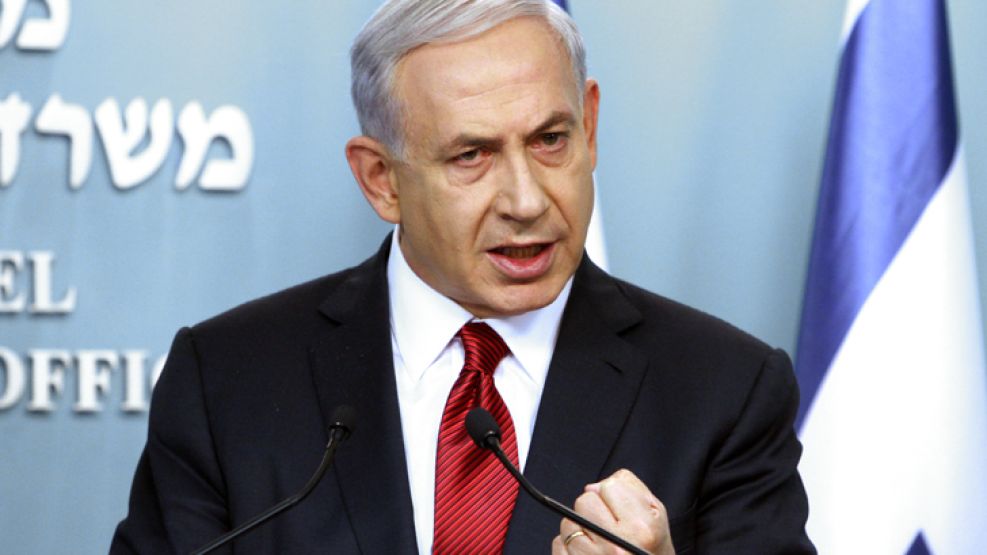 Dureza. Benjamin Netanyahu prometió responder con mano de hierro a los recientes atentados.
