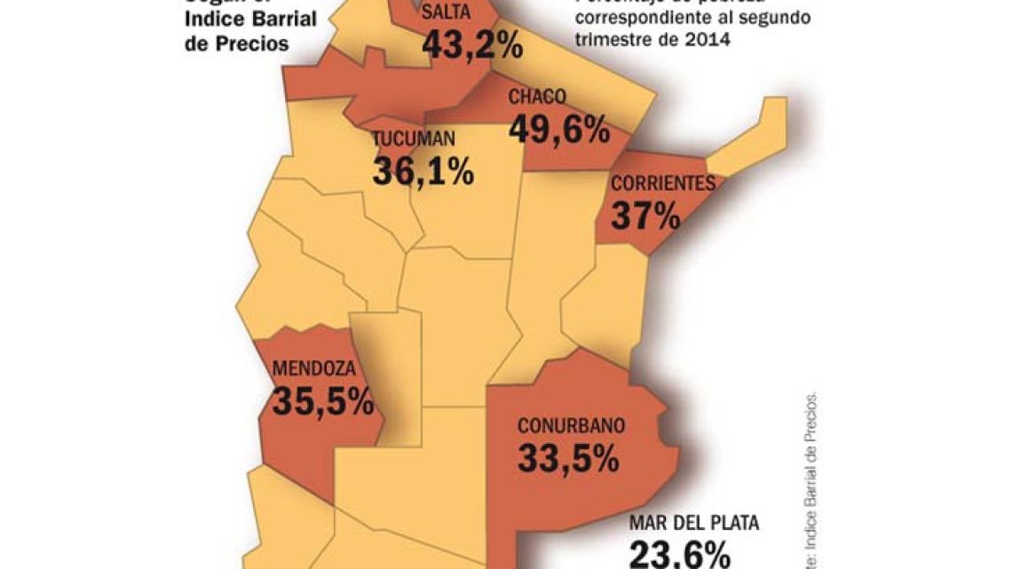 El Mapa De Las Provincias Con Los Mayores Niveles De Pobreza Perfil 1723