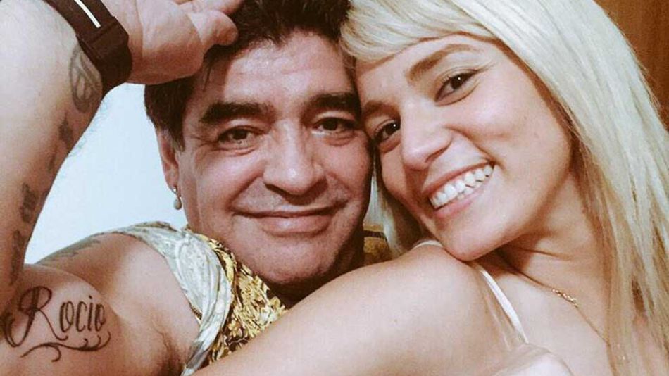 Diego Maradona y Rocio Oliva