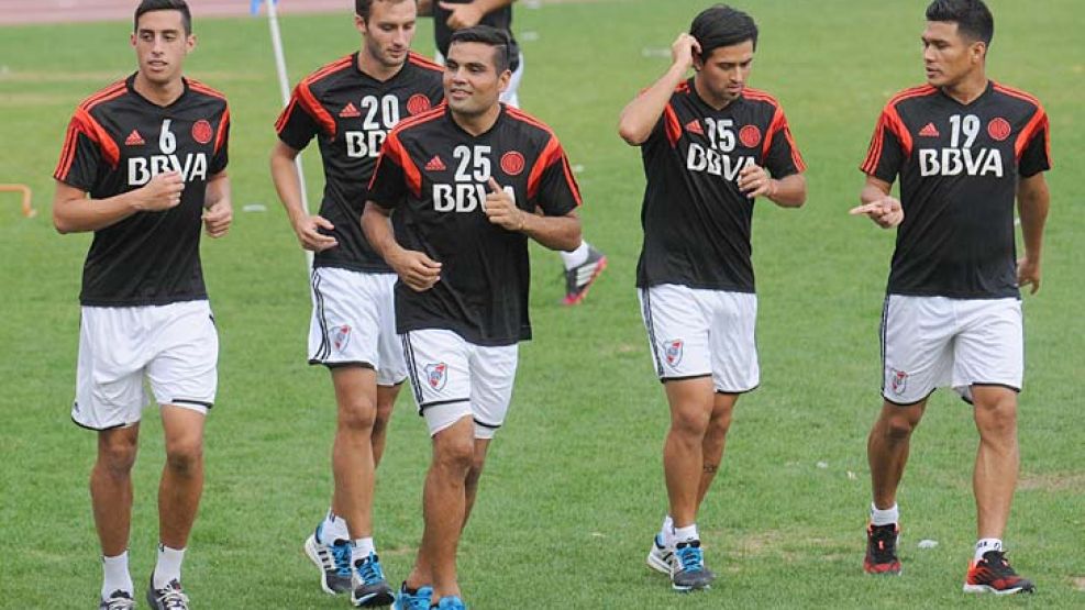 A punto. El plantel se entrenó ayer. Llega con toda la confianza.