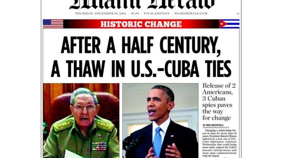 Los medios norteamericanos reflejaron la división del país ante el acuerdo con Cuba.