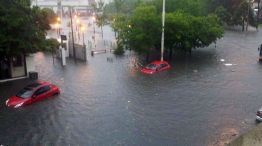 Montevideo quedó bajo el agua