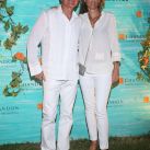Manuel Antelo e Ines Peralta Ramos en la Fiesta de Blanco Chandon Chez Repetto, Punta del Este, 2015