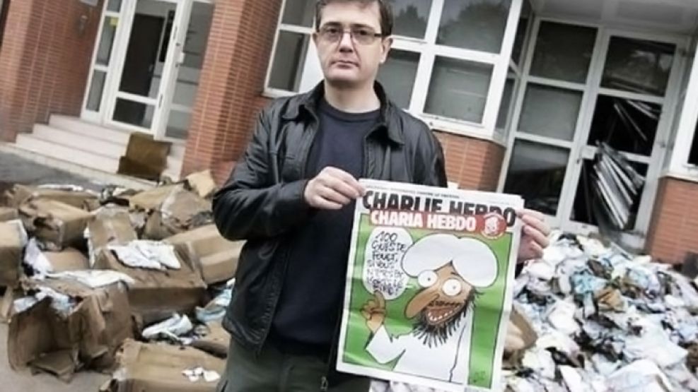 DIRECTOR de Charlie Hebdo y la edición cuestionada.