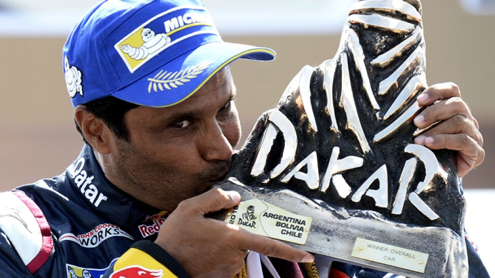 Nasser Al-Attiyah. El qatarí se quedó con el título en la categoría autos por segunda vez.