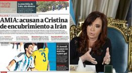 Cristina se defendió y mostró tapas de Clarín con "interrogatorios".