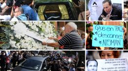 Multitudinaria la despedida al fiscal Nisman en el cementerio de La Tablada.