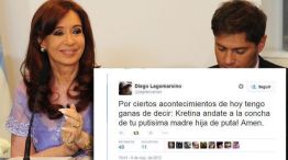 “Lo único bueno que decía era Amén”, señaló CFK sobre un viejo tuit de Lagomarsino.