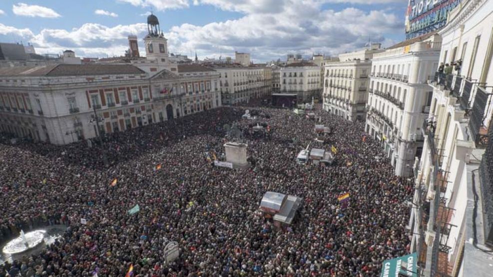 Acá estoy. “El cambio político es posible, y es ahora”, dijo Iglesias en un encendido discurso.