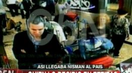 Nisman fue "seguido" por las cámaras de seguridad en el aeropuerto de Ezeiza.