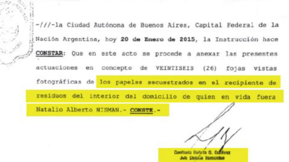 El diario Clarín publicó documentos que corraborarían la primicia publicada el fin de semana.