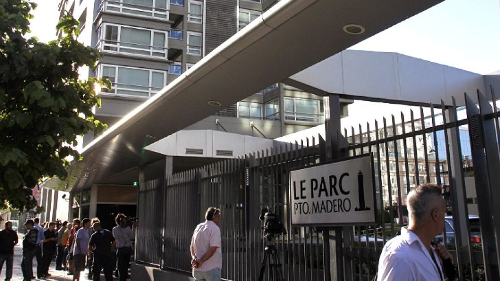 Torre Le Parc. En el edificio donde fue hallado muerto Alberto Nisman no hay libros de entradas y salidas.