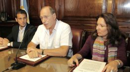 Cristina Caamaño, junto al ex juez de la Corte Suprema, Eugenio Zafaroni