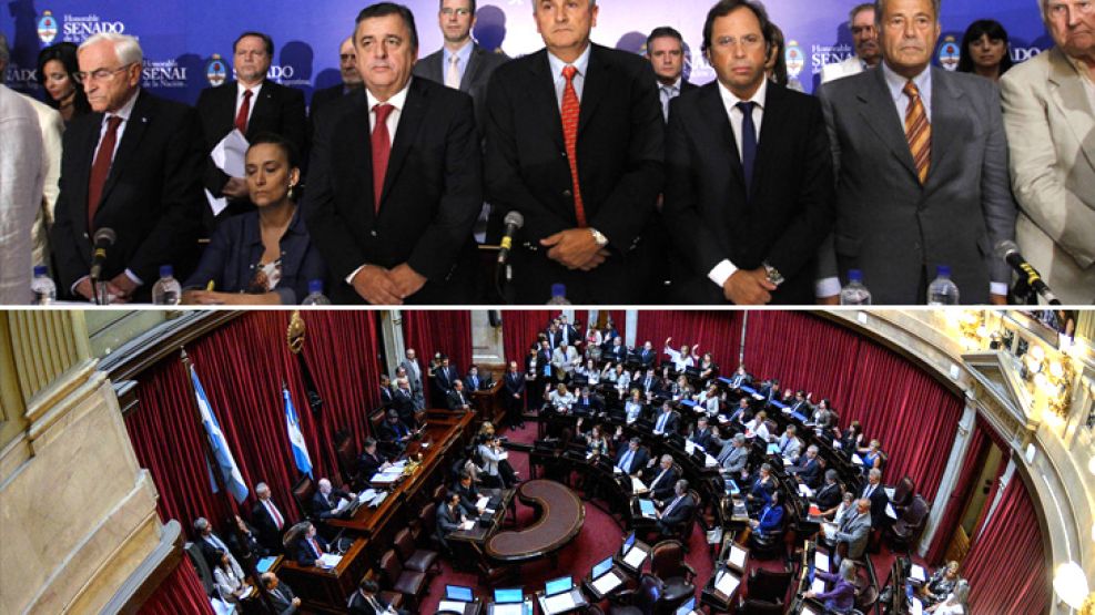 El senado se partió en dos para tratar el caso Nisman.