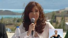 Cristina Fernández de Kirchner, desde El Calafate.