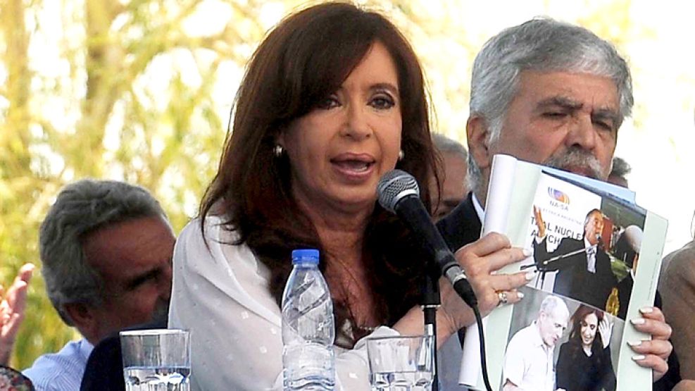 Cristina Fernández de Kirchner en la inauguración de Atucha II