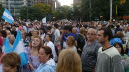 Córdoba. Manifestantes en apoyo al #18F
