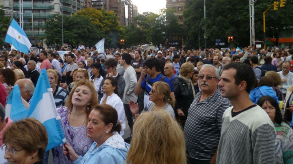 Córdoba. Manifestantes en apoyo al #18F