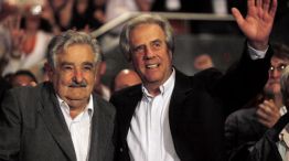 Mujica y Tabaré. Hoy el Pepe entrega el poder.