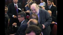 El juez federal Claudio Bonadío también asistió a la ceremonia.