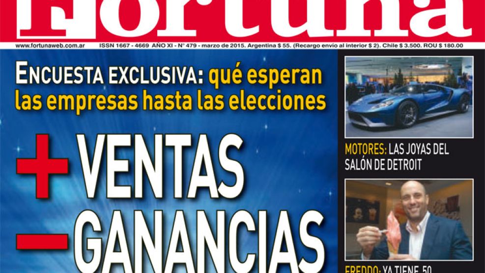 La tapa de la revista Fortuna.