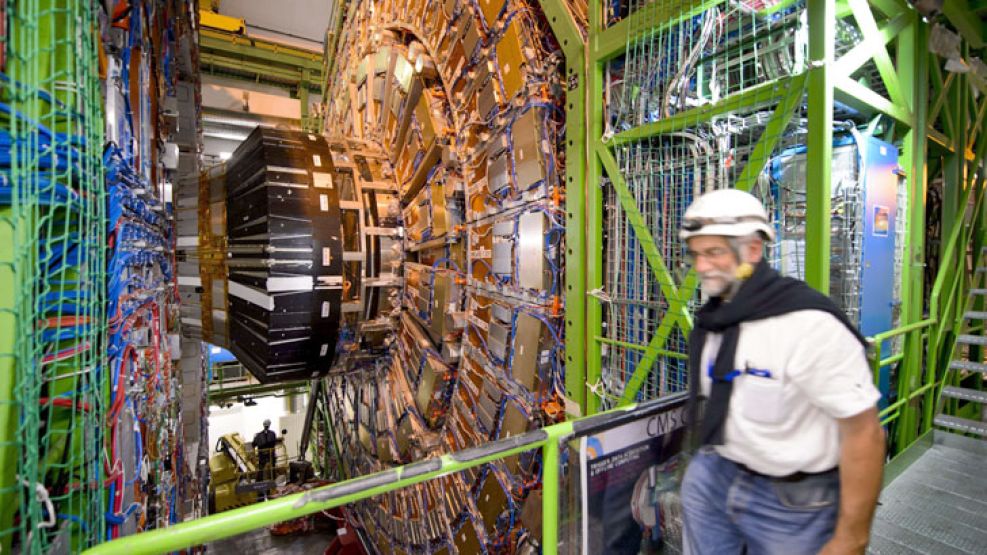 Anillo. El acelerador de partículas de 27 kilómetros está ubicado en la frontera franco-suiza.