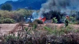 Choque de helicópteros en La Rioja