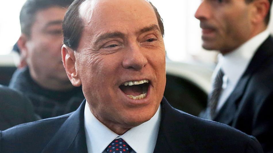 Eufórico. Il Cavaliere quiere volver a gobernar Italia como líder de un frente de la centroderecha.