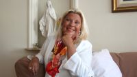 Carrió, eufórica, tras el triunfo de Sanz en la Convención de la UCR.