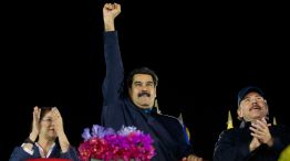 Hasta la victoria. Maduro se llevó el apoyo de Nicaragua y la orden Augusto C. Sandino.