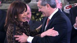 Cristina Fernández de Kirchner y Julián Domínguez