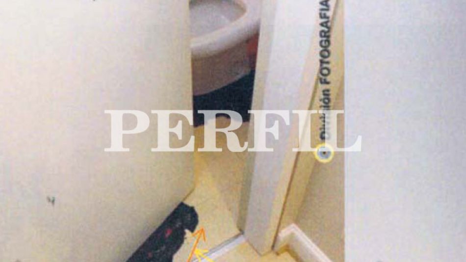 AGONÍA. Para la querella, el charco de sangre hallado en el baño junto al cuerpo demuestra que Nisman no murió al instante.