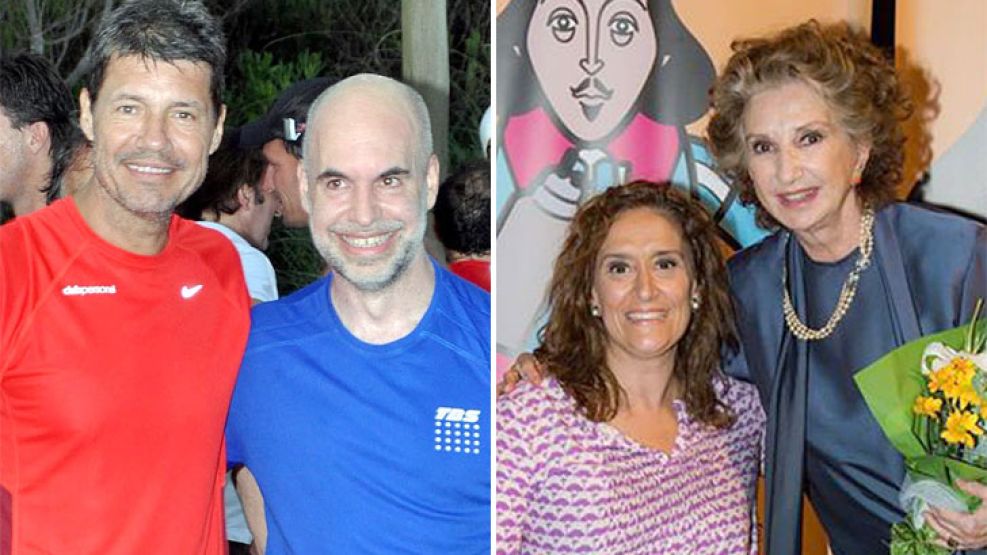 Michetti y Larreta se disputan a los famosos en la pelea porteña.