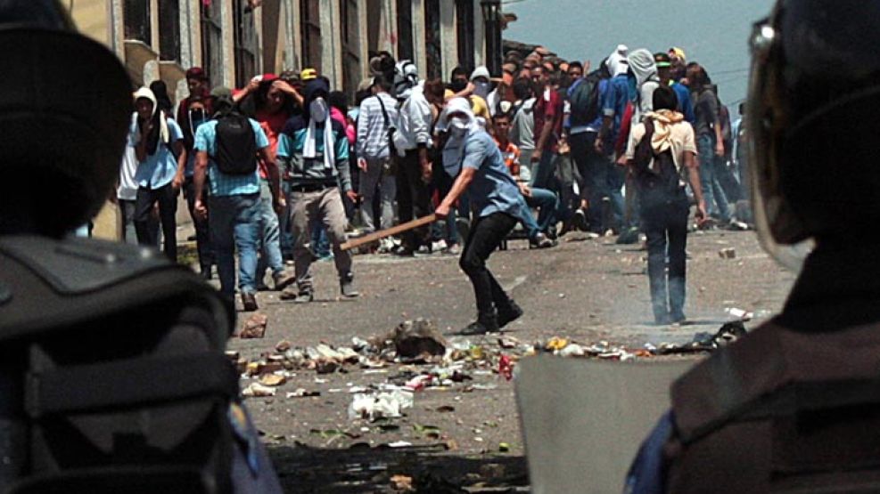 Las calles de Venezuela, escenario violento en 2014.