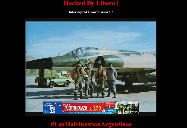 Anonymous hackeó sitios de Malvinas y puso el himno argentino | Perfil