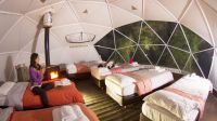 En Calafate. Adventure Domes propone dormir cerca del glaciar Perito Moreno, pero con cocinero propio y todas las comodidades. Los turistas extranjeros son los que más lo eligen.